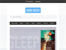 Tablet Screenshot of ninoricci.com